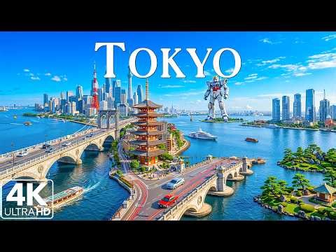 Tokyo 2026 4K 🇯🇵 Futuristic Neon Megacity – High Tech Architecture & Stunning Skyline Views