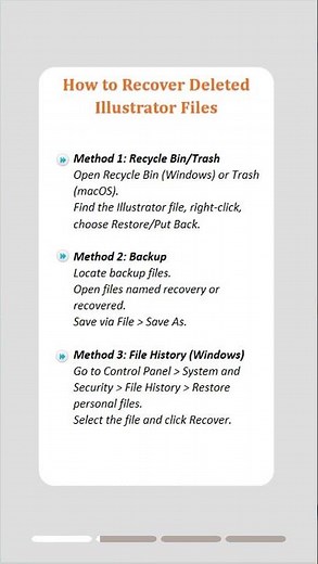 Don’t Panic! Recover Unsaved or Deleted Illustrator Files Easily #adobeillustrator #filerecovery