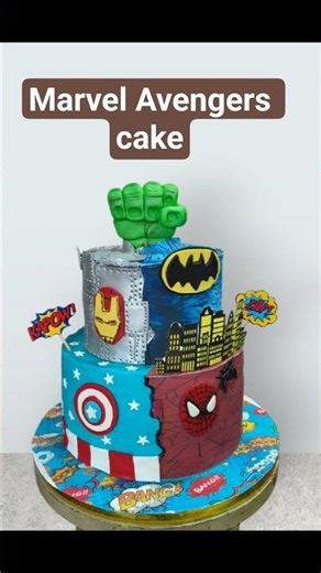 Marvel Avengers cake/ averages cake /how to make/ tutorial