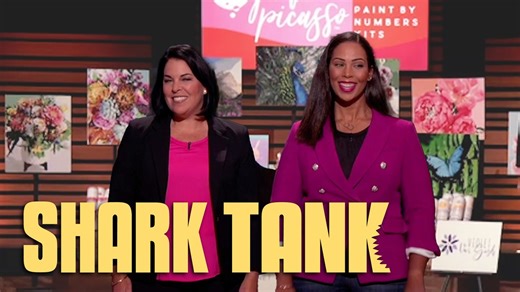 32K views · 314 reactions | Ashley & Brittanny Silfies are seeking $400k for 5% of their business, Pink Picasso. From Season 13 Episode 10 Watch The Entire Series on Google Play: https://play.google.com/store/tv/show?id=FV7PwP5B-nU&cdid=tvseason-E1PGOJ1VJ8Q&hl=en_US&gl=US | Shark Tank Global | Facebook