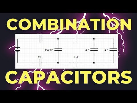 Simplifying Capacitor Circuits: Series and Parallel Worked Example!!