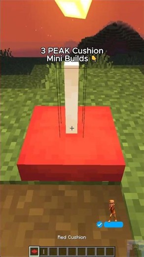 These Minecraft Cushion Builds are PEAK 🤯 #minecraft #minecraftshorts
