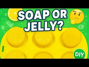 “Why Everyone Is Obsessed With Lemon Jelly Soap🍋Easy Homemade #business #soap #skincare #jelly #diy