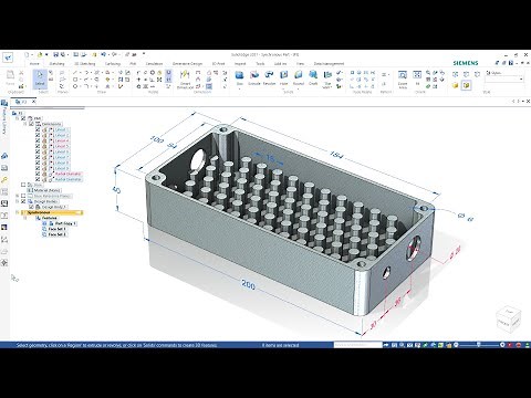 Comment modifier un fichier STEP ou IGES importé dans Solid Edge