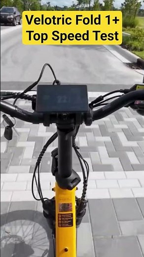 Velotric Fold 1+ Folding eBike Top Speed Test (Throttle) #velotric #ebikereview