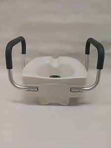 [Hot Item] Commode Chairs Raised Toilet Seat with Armrest for Medical and Paitent Use as Hospital Equipment or Furniture