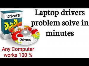how to download and install drivers in any laptop or windows