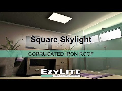 DIY INSTALL GUIDE: EzyLite Skylight Square | Corrugated Iron Roof