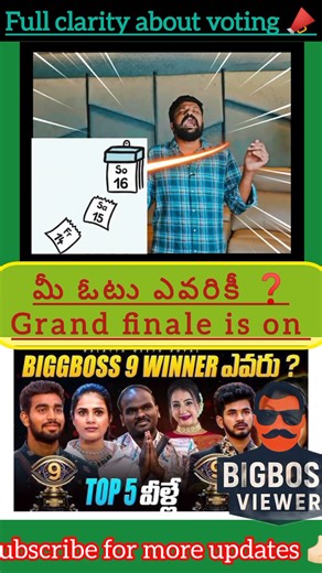 మీ క్లారిటీ కోసం ఈ వీడియో ❓ Bigg Boss Viewers I #bigbosstelugu #vote #audience #love