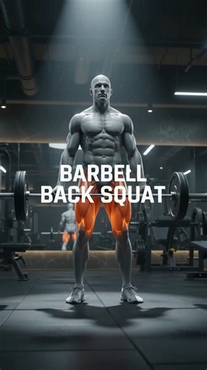 Barbell Back Squat | Perfect Form in 5 Steps 🏋️ | Build Strong Legs