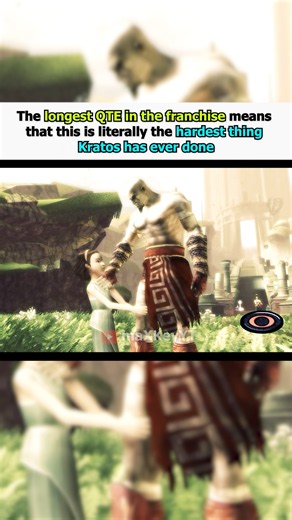 kratos abandon daughter QTE 🤧 #shorts #kartos #godofwar #gamingmemes #maxkeyyt