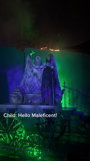 Maleficent at Oogie Boogie Bash #halloween #disneyland @disneyparks