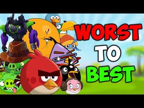 Every Angry Birds Game Ranked