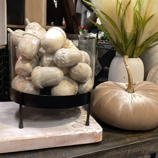 2.5K views · 26 reactions | Glass ✔️ Velvet ✔️ Paper ✔️ Wool ✔️ Pumpkins of all sorts! | Prairie In Bloom | Facebook