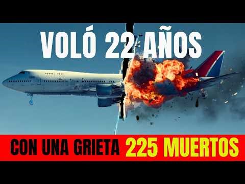 The Boeing 747 that flew for 22 years with a crack… until it disintegrated in mid-air