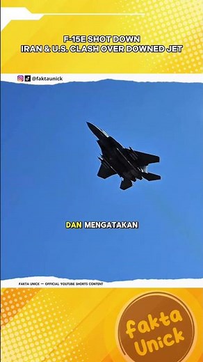 F-15E Strike Eagle Shot Down? Iran vs. America's Claims Dispute