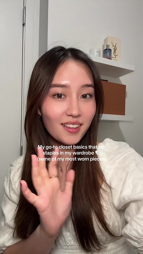 Closet essentials & basics! I wear at least one of these items everyday so you know they’re good 🤍 #closetessentials #closetbasics #wardrobeessential #wardrobebasics #clothingbasics #capsulewardrobe