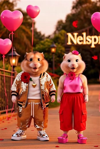 Valentine's Day Dance with Cute Pets