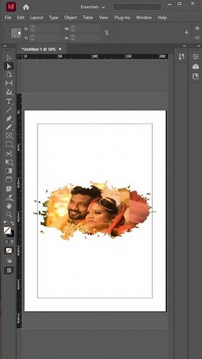 Cliping path to frame | Image trace | InDesign #indesign #indesigntutorial