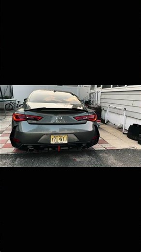I Might’ve Gone Too Far… 😅 #infinitiq60 #q60redsport #carmods #carbuild #modifiedcars #carshorts