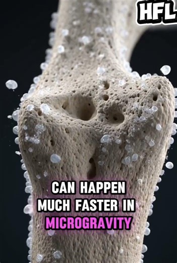 Why bones weaken in zero gravity...