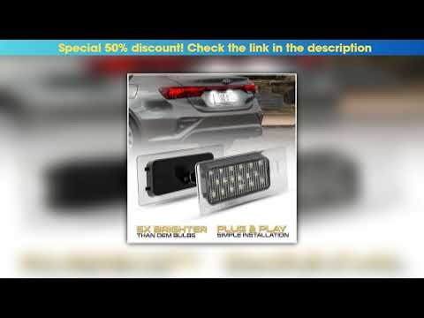 Get 2Pcs NO Error LED License Plate Light Number Lamp For Kia Ceed 3 Cerato 3 Forte 2 Koup K3 KX3 H