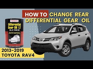 How to change Rear Differential Gear Oil | Toyota Rav4 2013-2019 | DIY guide
