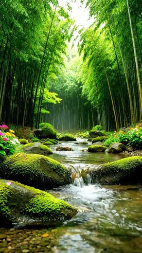 Ultimate Bamboo Forest Rainstorm 🌧️ River ASMR Sleep #rainsounds #asmr #sleep