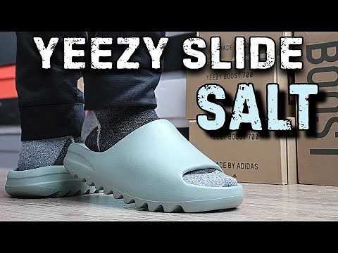 Most Comfortable Slides | Yeezy Slide "Salt" Review & On Feet