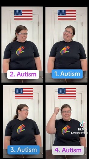 Different ways to sign #AUTISM in #ASL | Which do you use? #signlanguage