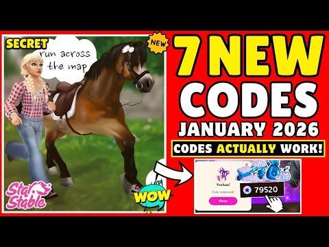 WORKING 7 ] SSO REDEEM CODES - NEW STAR STABLE CODES JANUARY 2026 - REDEEM CODE STAR STABLE ONLINE