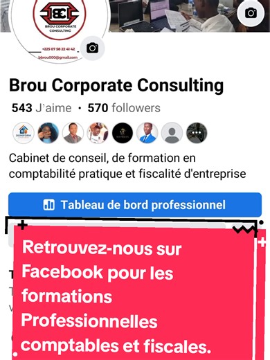 𝐕𝐨𝐮𝐬 𝐚𝐬𝐩𝐢𝐫𝐞𝐳 𝐚̀ 𝐝𝐞𝐯𝐞𝐧𝐢𝐫 𝐮𝐧 𝐩𝐢𝐥𝐢𝐞𝐫 𝐬𝐭𝐫𝐚𝐭𝐞́𝐠𝐢𝐪𝐮𝐞 𝐝𝐚𝐧𝐬 𝐭𝐨𝐮𝐭𝐞 𝐞𝐧𝐭𝐫𝐞𝐩𝐫𝐢𝐬𝐞 ? Participez à la FORMATION PRATIQUE SUR SAGE-SAARI COMPTABILITÉ ET FISCALITÉ Devenez opérationnels en entreprise grâce à une maîtrise parfaite de *la comptabilité, du logiciel SAGE -SAARI Compta* Vous êtes étudiants, salariés, professionnels, chefs d'entreprise et vous voulez vous former pour améliorer votre performance en Comptabilité ? Cette formation est la vôtre. POU