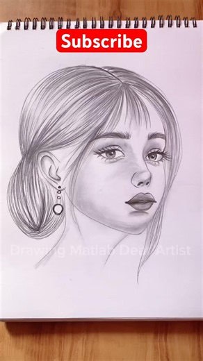 Beautiful Girl Drawing In Easy Step #shorts