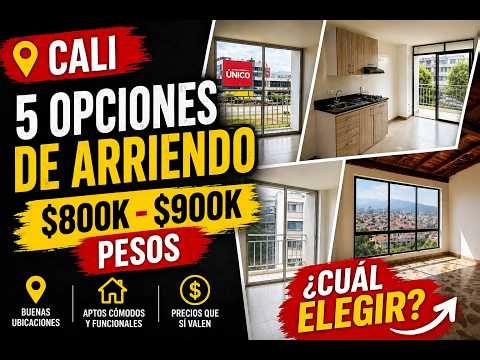 Buscando arriendo en Cali? 5 opciones entre $800K y $900K