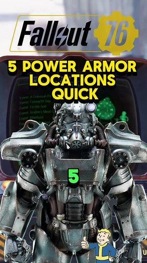 Top 5 Fallout 76 Power Armor Locations Revealed
