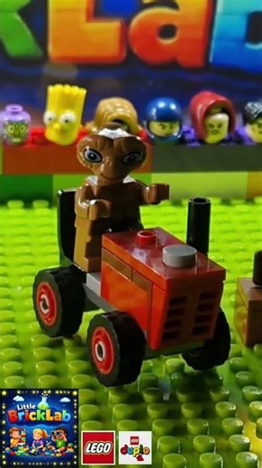👽ET as a mechanic?! Wait for the ending 👽💥 #legominifigures