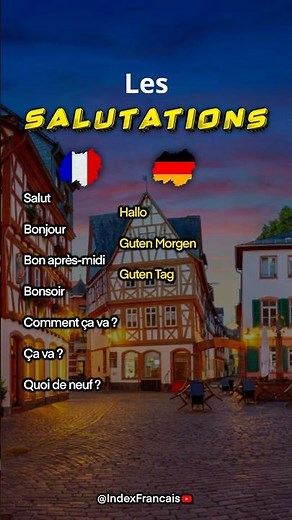 Greetings in German 🇩🇪 #LearnGerman #Languages ​​#German