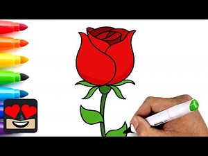How To Draw a Rose | Beginner Drawing Tutorial (Step-by-Step)