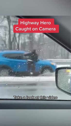 A man from Lawrence, MA is being credited with saving the life of a driver who lost consciousness on I-93. More in link in bio. #viral #trending #hero