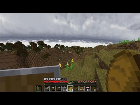 Minecraft - Volt Strike - Protomanly's weather mod - A squall startet forming really fast - S1 Ep13