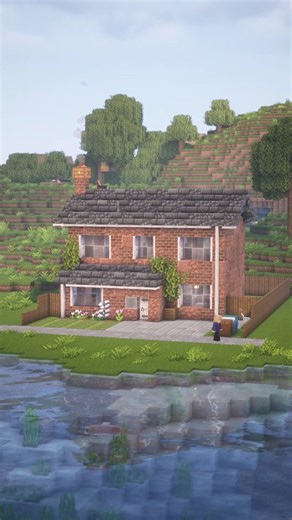 Minecraft British House🇬🇧 #minecraft #minecraftbuilding #minecrafttutorial | Gorillo