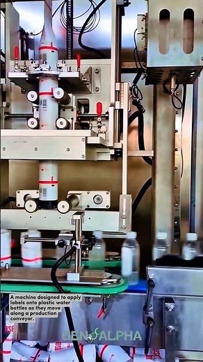 Water Bottle Labeling Machine #manufacturing