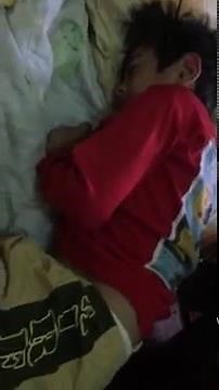 When a mom wakes up her son in the morning 😜