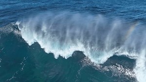 Aerial Filming Breaking Surf Foam Flying Stock Footage Video (100% Royalty-free) 1100527637 | Shutterstock