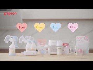 How to assemble and use Pigeon Manual Breast Pump