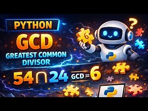 🔥 GCD of Two Numbers in Python | Easy Logic Explained 💡 | Coding Challenge
