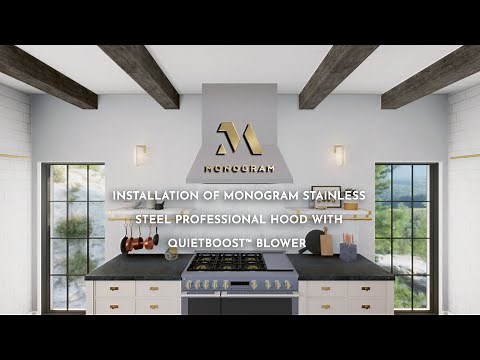 Monogram Wall Hood With Quiet Boost™ Installation Video