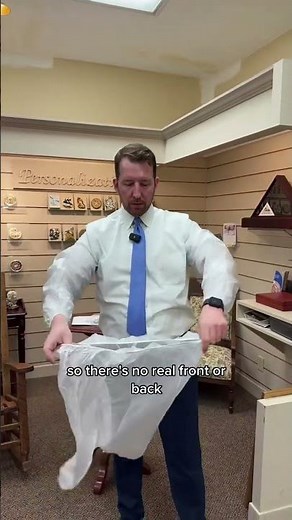 You wear plastic pants when a diaper isn’t enough #tricksofthetrade #leaks #embalming #embalmer #und