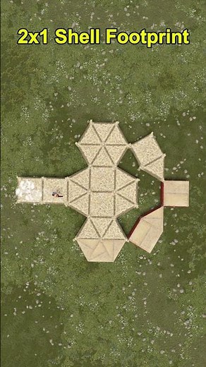 New META 2x1 Footprint — Rust Base Design (2025) #rust