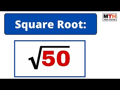The square root of 50 (root 50) | sqrt(50) | Simplify square root of 50